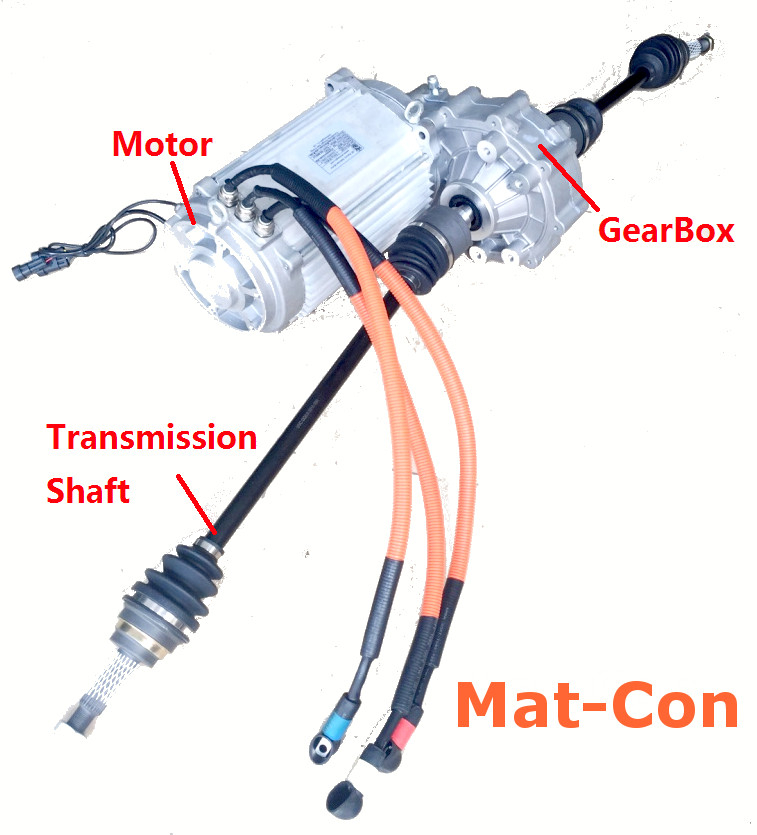 Transmission shafts + Differential