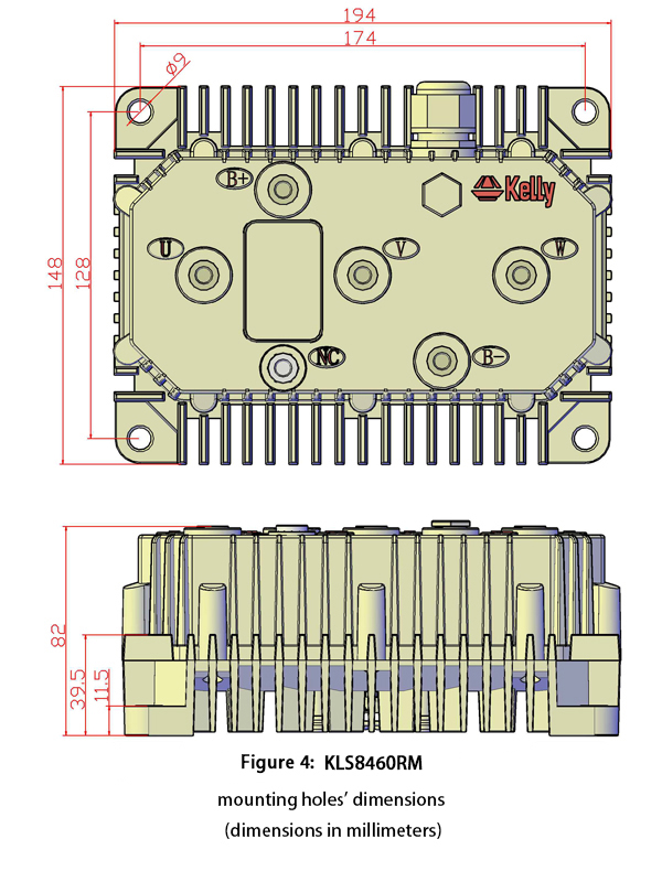 BLDC Sinuswellen Controller Kelly KLS8460RM